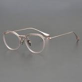 Cain Vintage Titanium Eyeglasses Frame Aviator Frames Southood Rose Gold